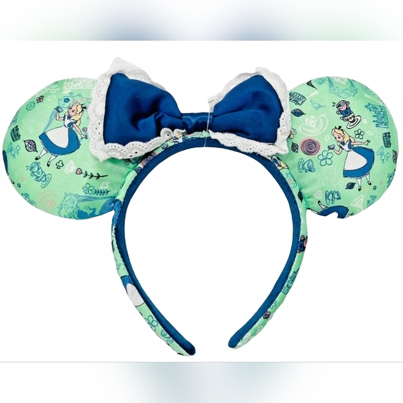 Disney Accessories - Disney parks Alice in Wonderland Mickey ears new with tags